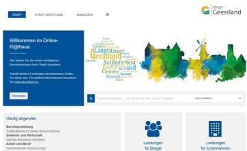 Screenshot Online-Rathaus