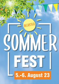Plakat Beerster Sommerfest
