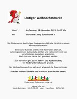 Flyer Weihnachtsmarkt 2023 - Selbst Flyer Weihnachtsmarkt 2023
