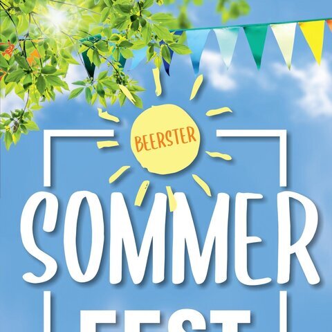 Plakat Beerster Sommerfest 2024