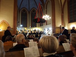 Projektchor des Kirchenkreises Wesermünde hier beim Weihnachtsoratorium 2019
