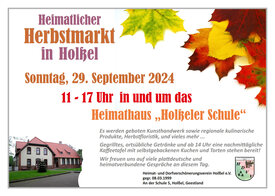 Herbstmarkt Holßel 2024