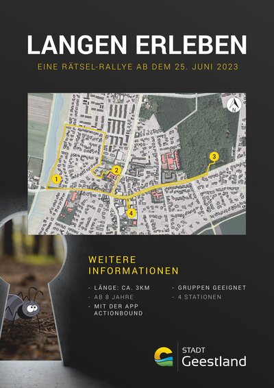 Geestland Rätsel Rallye Poster