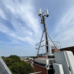 Mobilfunkantenne auf dem Rathaus