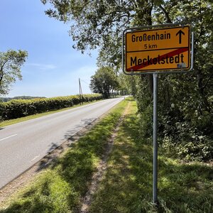 Ortsschild Meckelstedt Großenhain